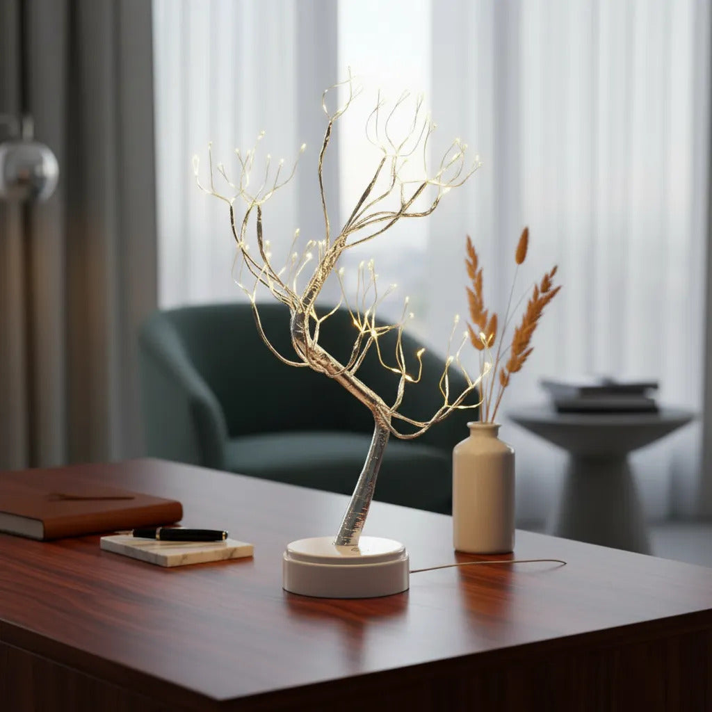 Lámpara Decorativa Árbol Bonsái LED